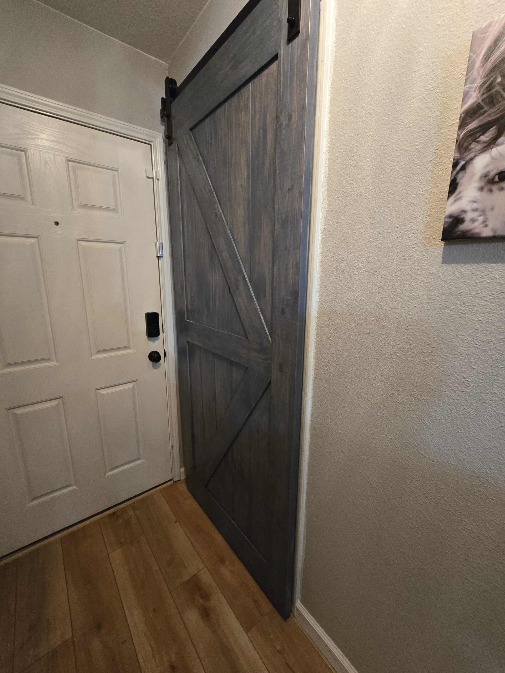 Space-Saving Barn Door Transformation